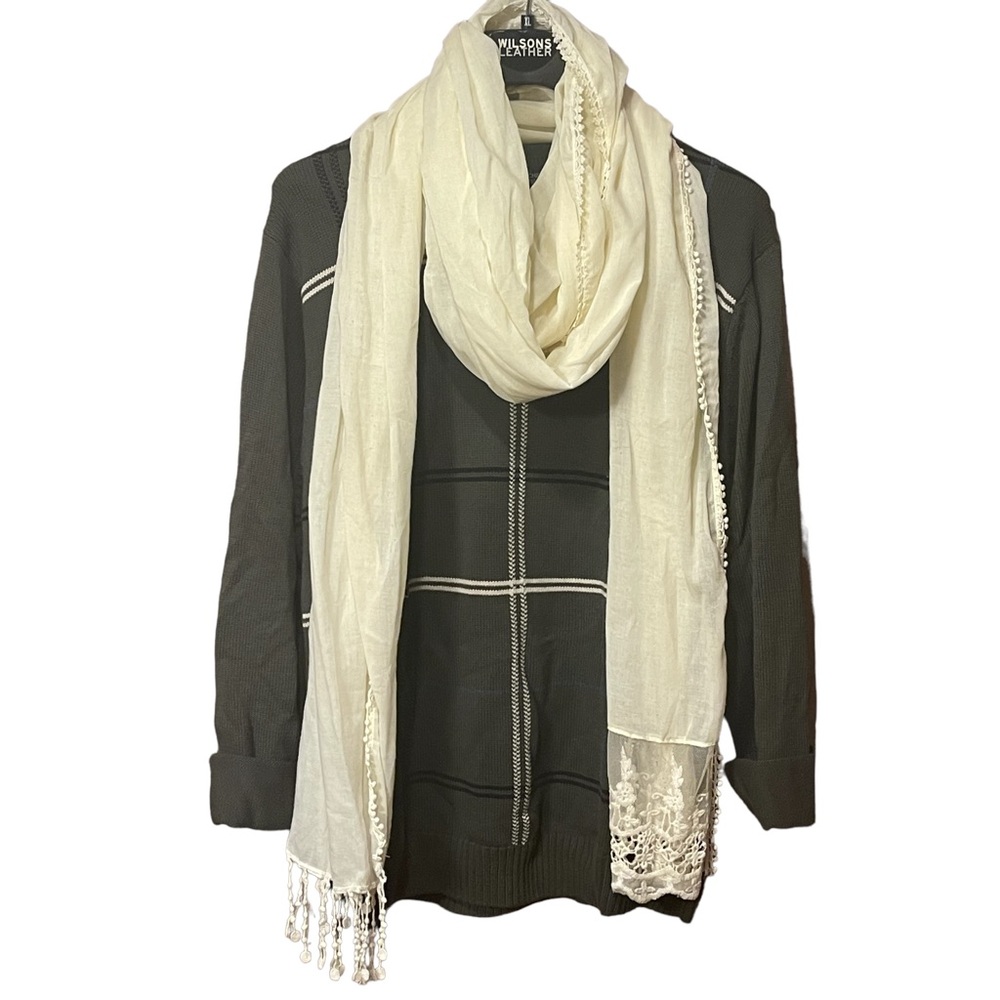 Dockers Windowpane Oversized Sweater Unisex